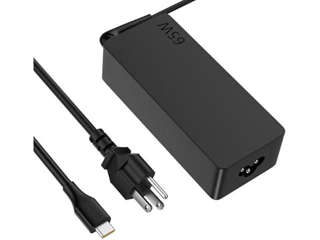 65W USB C Laptop Charger Compatible with Lenovo Thinkbook Thinkpad T480 T490 T580 Yoga L13 7i C740 920 C930 C940 Computer Type C Fast Power AC Adapter