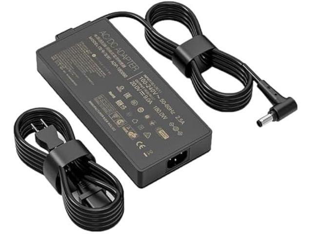 180W Laptop Charger Fit for Asus ROG Zephyrus G14 G15 G531GT GA401 GA401I GA401IU GA502 GA502D GA502DU GU502 ADP-180TB H Gaming Laptop