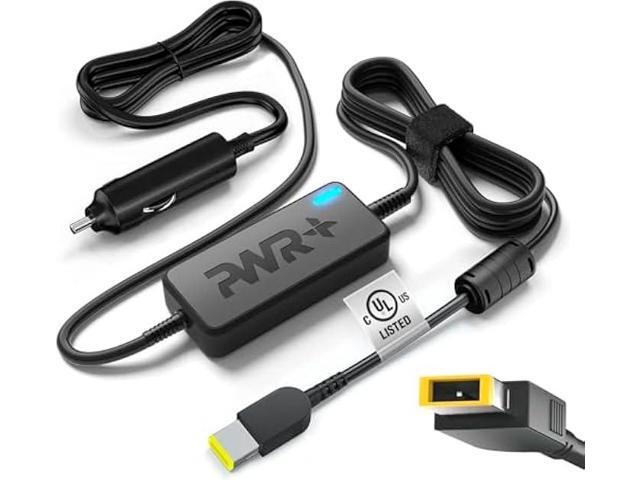 CAR Charger for Lenovo Laptop 45W 65W 90W 0B47481: T440 T450 T460 T470 ThinkPad X1 Carbon Yoga 2 Pro 11 13 14 Edge 15 Flex 3 G50 G70 Z50 X240 X250...