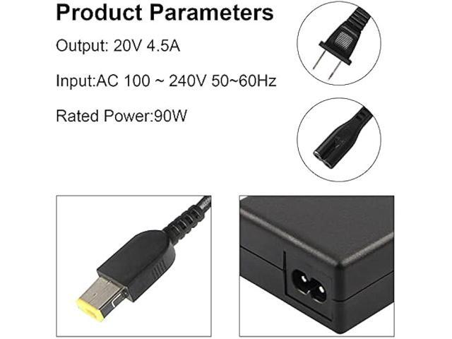 65W Laptop Charger for Lenovo ThinkPad Flex 20 C40-05 C50-30 IdeaCentre-C355 C365 C455 ThinkCentre-Tiny-in-One-23 All-in-One PC Desktop+Supply Cord