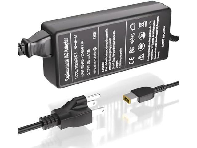 135W AC Charger for Lenovo Ideapad Gaming 3 Series 3-15 Yoga Slim 7 9 IdeaPad Y50-70 Y40-70 Y700 ThinkPad T440p T540p T570 W540 Legion Y50 Y520...