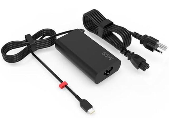 2025 New Slim 65W USB C Charger Compatible with Lenovo ThinkPad Chromebook Yoga Flex ThinkBook IdeaPad Computer Type C Fast Charging Power Cord AC...