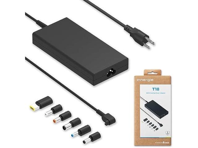 Innergie T18 (180G) 180W 150W Universal Gaming Laptop Charger Power Adapter for Acer ASUS ROG HP Lenovo MSI 100-240V AC Input 19.5V 9.23A DC Output...