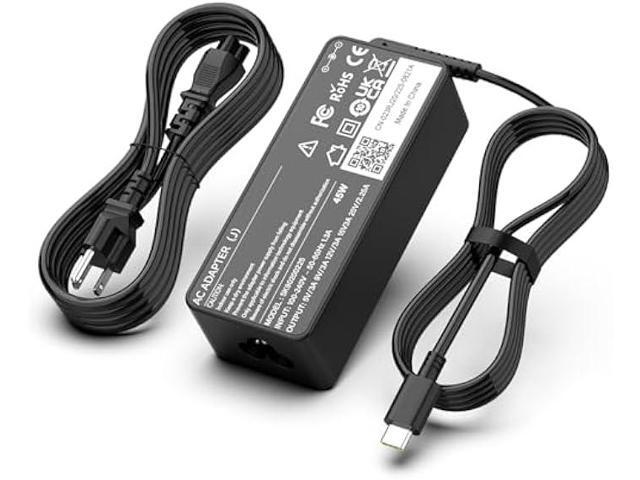45W USB C Laptop Charger Compatible with Lenovo Chromebook 300e 500e S330 S340 C340-15 ThinkPad T480s T480 T580 E580 T580s,Compatible with Yoga...