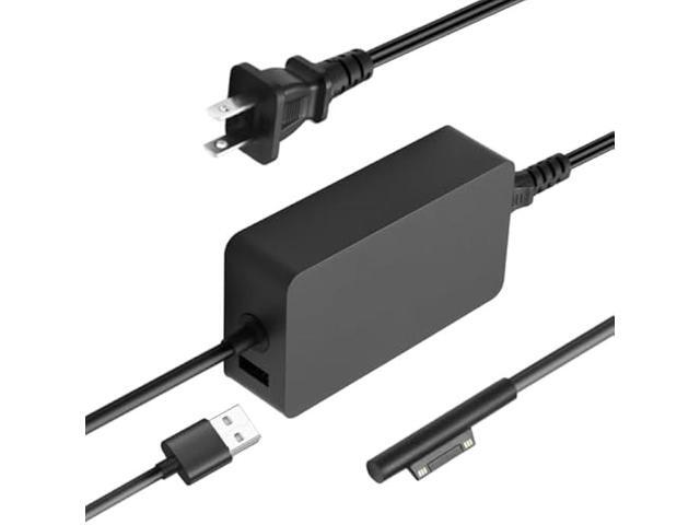 65W 44W AC Charger Fit for Microsoft Surface Pro 10 9 8 7+ 7 6 5 4 3 X Surface Laptop 7 6 5 4 3 2 1 Surface Book 3 2 1 Surface Go 4 3 2 1 Tablet...