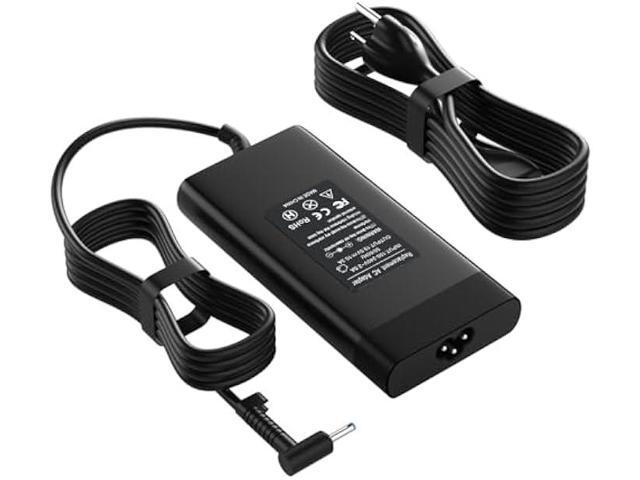 200W Laptop Charger Compatible for HP Victus Gaming 15 16, HP Omen Gaming 15 17, Pavilion 15 17 TPN-DA10 L00818-850 Power Supply Cord AC Adapter
