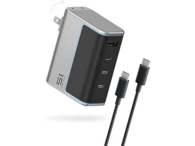 CUKTECH 15 140W USB C Charger, 4-Port Foldable Laptop Block, Advanced GaN Power Adapter, PD3.1 Fast Charging Wall Charger for MacBook, iPhone 16...