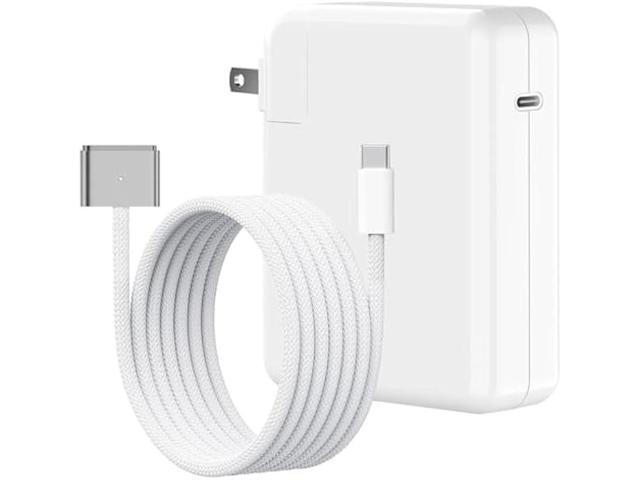 140W USB-C Power Adapter Charger for 14 16 inch 2021 2023 M1 M2, 13 15 inch M2 M3 2022 2023 2024, 6.6 FT Braided Magnetic USB-C to Mag 3 Cable LED...