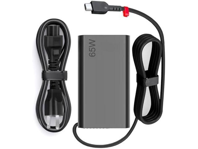 New Slim 65W USB C Laptop Charger Compatible with Lenovo Laptop and Thinkpad/Yoga/Chromebook USB Type C Power Adapter