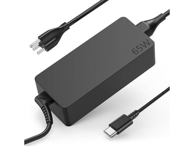 65W USB C Laptop Charger Compatible with Lenovo ThinkPad T14 T14s T15 T16 E14 E15 E16 T480 T480S T580S E480 E580 X1 Carboon Yoga 7i 9i C930 C940...