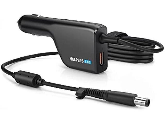 Power Supply Car Adapter Charger for DELL Latitude XPS Precision Vostro Adamo Studio Inspiron 19.5V 3.34A 4.62A 65W 90W with 18W USB QC3.0