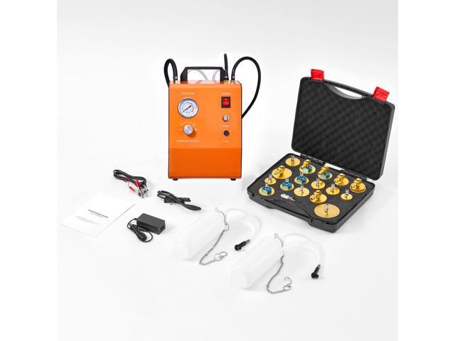 Electric Brake Bleeder Kit, Professional 110V Brake Master Cylinder Bleeder Kit with Pressure Gauge & Built-In Air Pump, Versatile Brake Bleeder...