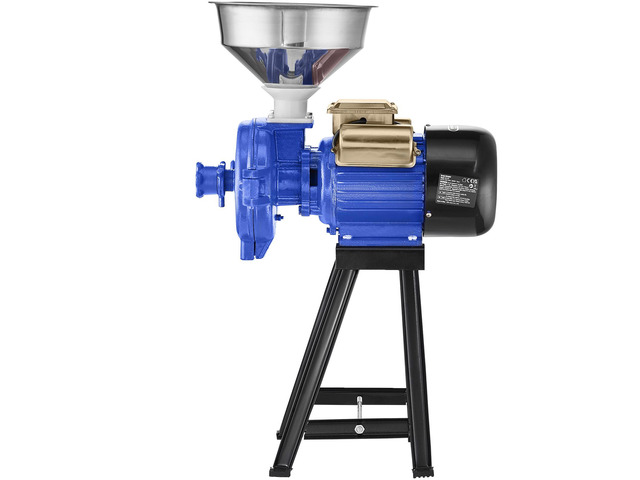 Electric Grain Mill Grinder, 3000W Spice Grinders, Commercial Corn Mill with Funnel, Thickness Adjustable Powder Machine, Heavy Duty Feed Flour...