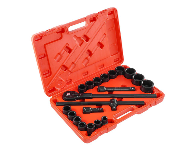Impact Socket Set Impact Sockets 3/4 Inches 21 Piece 3/4 Inches to 2 Inches SAE