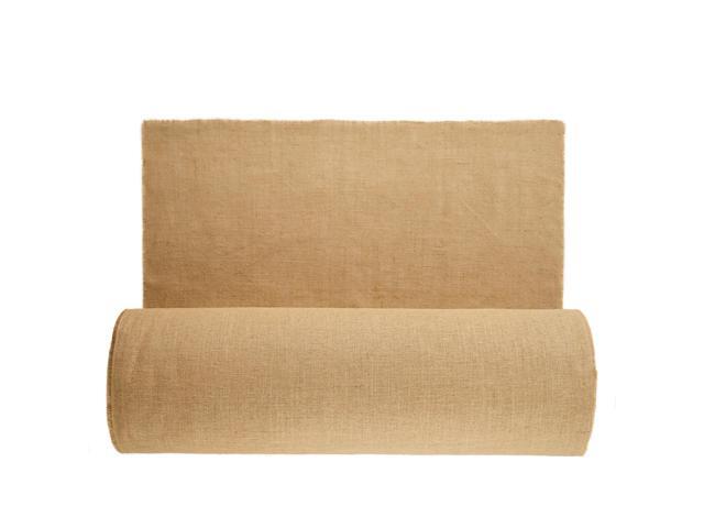 Burlap Fabric Roll, 40 x 300 ft & 50 x 50 High Density Wide Natural Burlap Fabric Rolls, Jute Fabric Burlap Tree Wrap Roll, for Decor, Crafts,...