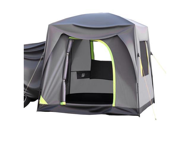 SUV Tent for Camping, 10FT L x 8FT W, Waterproof PU2000mm Spacious Double Layer Design for 5-8 Person, SUV Camping Tent with Mesh Windows, Includes...