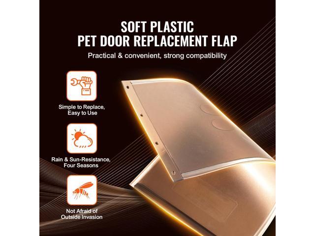 VEVOR Pet Door Replacement Flap 13.63' x 23.62' Compatible with Pet Doors