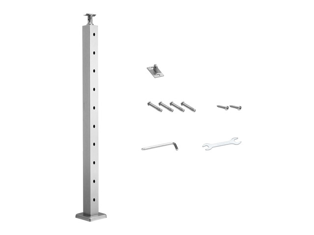 VEVOR Cable Railing Post 36x2x2 In Horizontal-Hole Railing Post 1JZLGZXYS91466KZK001V0