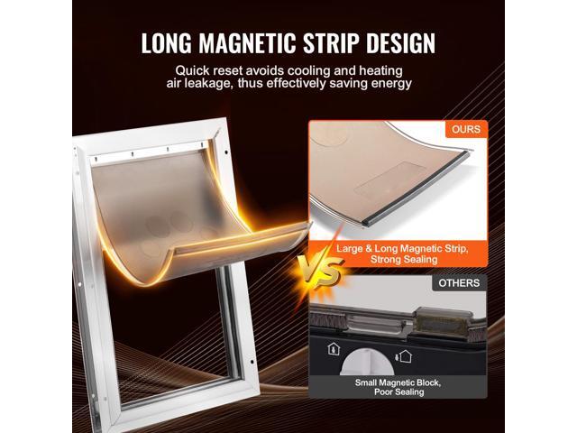 VEVOR Pet Door Replacement Flap 13.63' x 23.62' Compatible with Pet Doors
