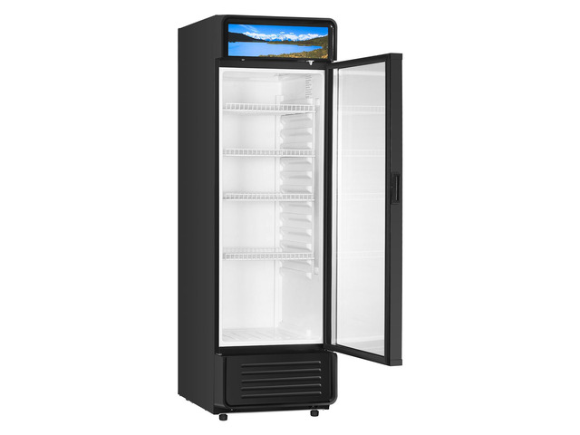 VEVOR Commercial Merchandiser Refrigerator 9.7 CU. FT Glass Door Beverage Refrigerator