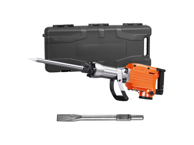 VEVOR Demolition Jack Hammer Concrete Breaker 2200W Electric Hammer 2 Chisel Bits
