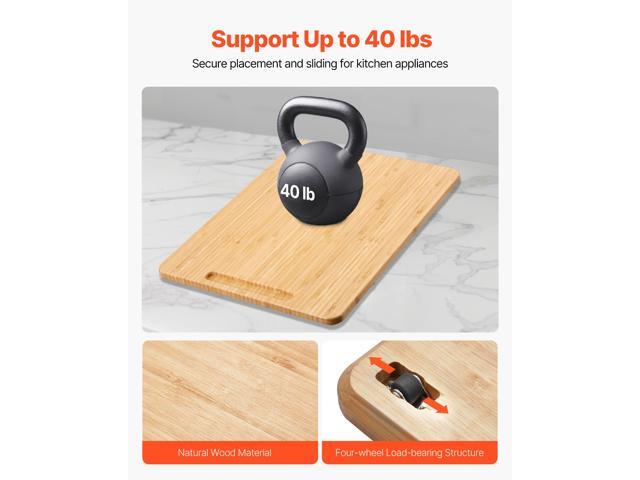 VEVOR Appliance Slider 16 x 12 in Sliding Tray for Kitchen Countertop