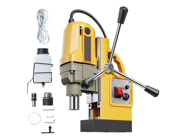 VEVOR Magnetic Drill 1400W 2810 lbf Mag Drill Press 1.6 in Boring Diameter 800 RPM