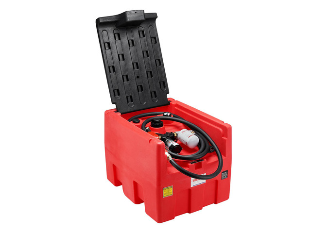 VEVOR Portable Diesel & Gasoline Tank 48 Gal Fuel Tank with 12V Transfer Pump