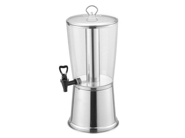 Drink Dispenser 2.1 Gal Beverage Dispenser for Parties with Spigot Ice Chamber
