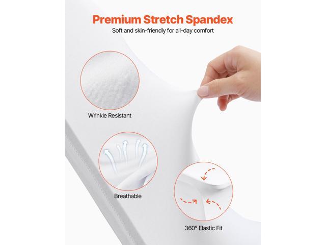 Stretch Spandex Folding Chair Covers, Universal Fitted Chair Cover, Removable Washable Protective Slipcovers, for Wedding, Holiday, Banquet, Party,...