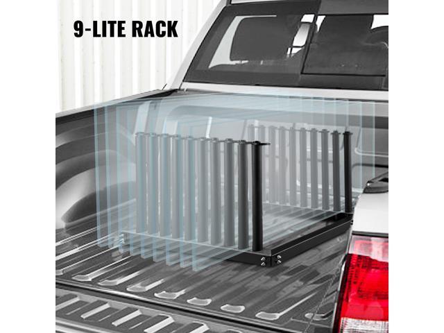 Windshield Rack 9-Lite, Windshield Truck Rack Steel, Windshield Glass Rack 24-Inch Height, Windshield Rack for Truck with PVC Pad & Foam Padding,...