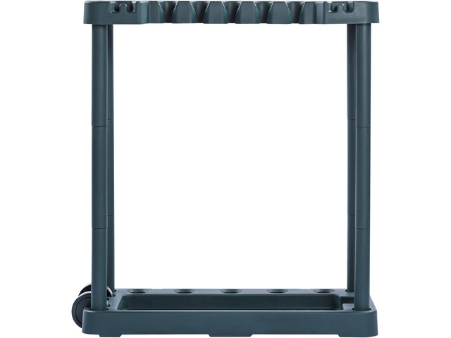 VEVOR Garden Tool Organizer, 10 Slots, Yard Tool Tower Rack for Garage Organization and Storage, Hold Long-Handled Tool/Rake/Broom/Shovel, PP...