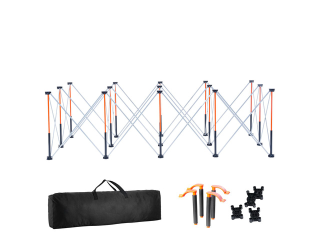Portable Folding Workstand 8.02 x 4.12ft Collapsible Work Stand 6000lbs Capacity