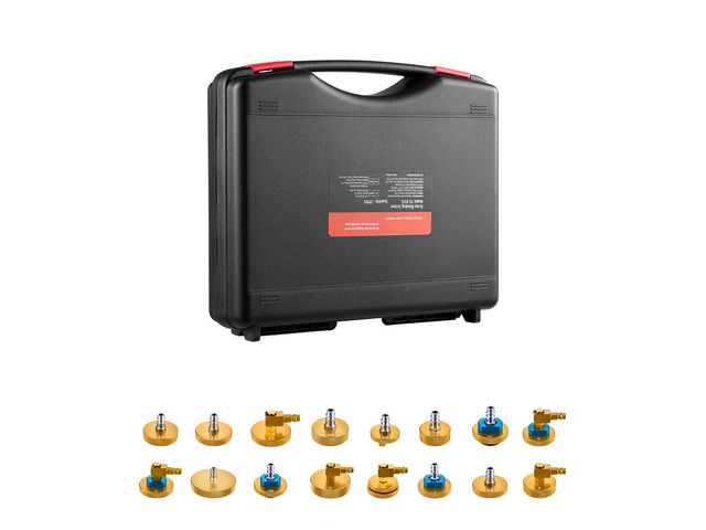 Brake Master Bleeder Kit, 17 Pcs, Professional Brake Bleeder Adapter Set with Complete Kit & Handle, Durable Brake Bleeder Adapter for Brake Fluid...