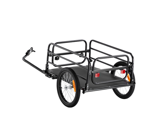 VEVOR Bike Cargo Trailer, 160 lbs Load Capacity, Heavy-Duty Bicycle Wagon Cart, Foldable Compact Storage & Quick Release with Universal Hitch, 16'...