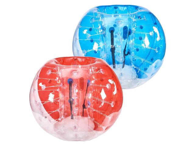 Inflatable Bumper Balls 2-Pack, 5FT/1.5M Body Sumo Zorb Balls for Teen & Adult, 0.8mm Thick PVC Human Hamster Bubble Balls for Outdoor Team Gaming...