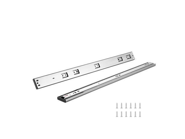 6 Pairs of 24 Inch Drawer Slides Side Mount Rails, Heavy Duty Full Extension Steel Track, Soft-Close Noiseless Guide Glides Cabinet Kitchen Runners...