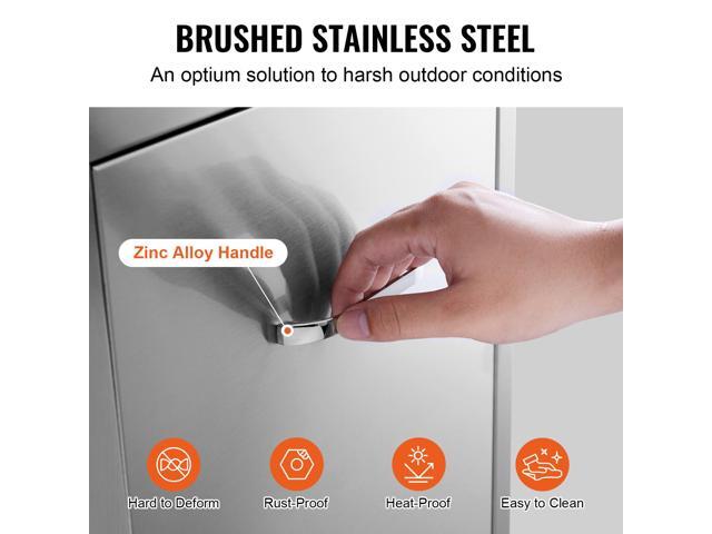 BuoQua Stainless Steel Storage Drawer Outdoor Kitchen Propane Tank Drawer Built-in Trash Drawer 16 x 22 x 16 Inch Propane Tank Trash Drawer for...