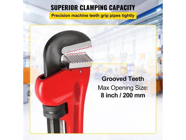 51' Cast Iron Handle Heavy-Duty Hook Jaw Straight Pipe Wrench