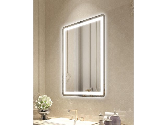 LED Bathroom Mirror, 24' x 32' LED Bathroom Vanity Mirror with Frontlit and Backlit, Anti-Fog Memory Mirror with Lights, Stepless 3 Colors...