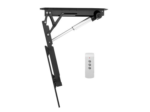 Motorized Ceiling TV Mount, TV Wall Mount for 32 to 70 Inch TV, Electric Adjustable Ceiling TV Mount, Motorized Flip Down TV Mount Bracket with Max...