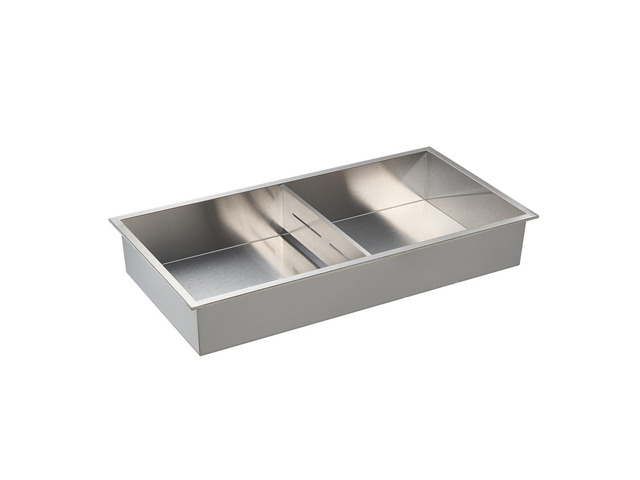 Shower Niche, 13 x 25 x 4 inch Recessed Wall Niche Double-layer, with Hollowed-out Divider,Heavy-duty Stainless Steel Modern Shampoo Storage...
