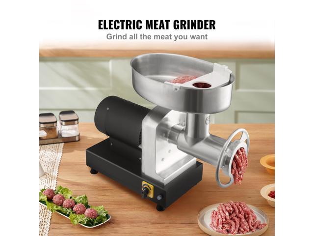 Electric Meat Grinder, 992 Lb/H Capacity, 1100W (4600W MAX) Industrial Meat Mincer with 2 Blade, 3 Grinding Plates, Sausage Maker & Kubbe Kit...