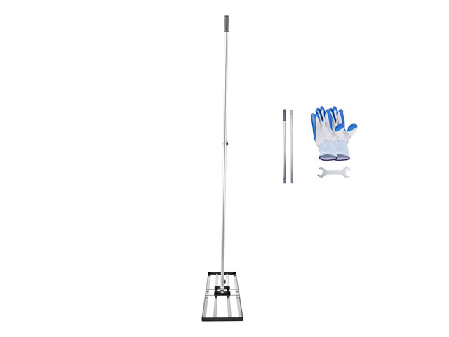 VEVOR 10x48in Lawn Leveling Rake Heavy Duty 83.9in Adjustable Handle for Yard & Garden