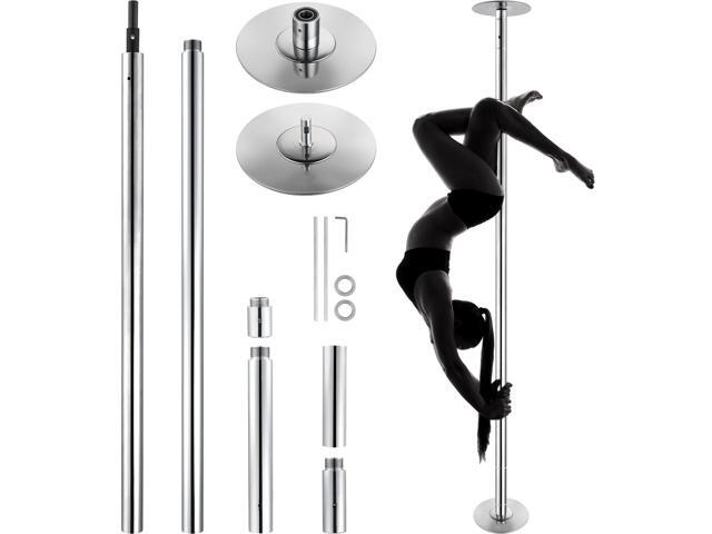Professional Dancing Pole, Spinning Static Dancing Pole Kit, Portable Removable Pole, 45mm Heavy-Duty Stainless Steel Pole, Height Adjustable...