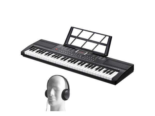 VEVOR 61 Key Digital Keyboard Piano, 200 Tones 200 Rhythms, Electric Portable Piano Keyboard Kit with 60 Demo Songs Built-In Dual Speakers...