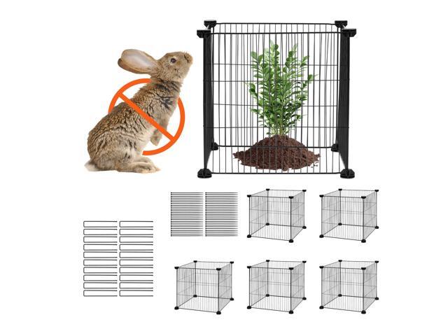 5 Pack Plant Protector from Animals, 15.35'' x 15.35'' Chicken Wire Plant Protector, Plant Cages for Outdoor Plants, Flowers & Vegetables, Keeps...