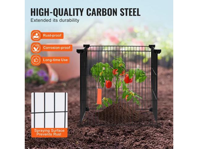5 Pack Plant Protector from Animals, 15.35'' x 15.35'' Chicken Wire Plant Protector, Plant Cages for Outdoor Plants, Flowers & Vegetables, Keeps...