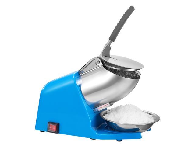 Ice Crusher Machine, 286lbs Per Hour Electric 4 Blades Snow Cone Maker, Stainless Steel Shaved Ice Machine with Bowl and Cover, 300W 2000RPM...