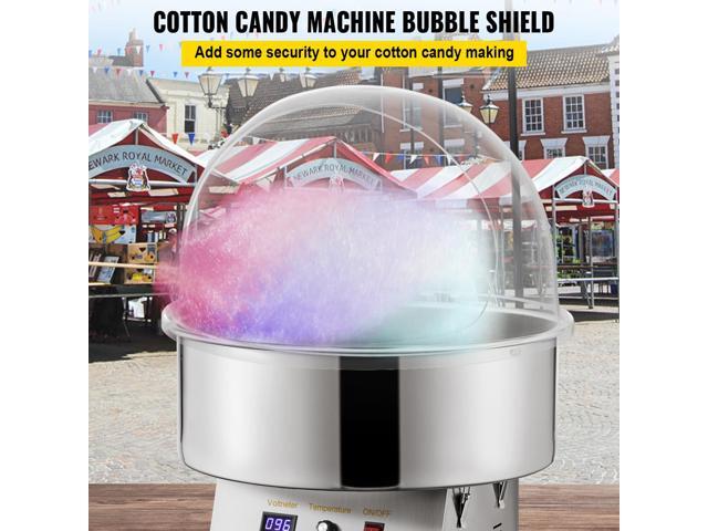 20.5' Diameter Candy Floss Cover for Candy Floss Maker Machine 52cm Dome Shield Cover of Commercial Candyfloss Machine Dome Cover Shield Cover...
